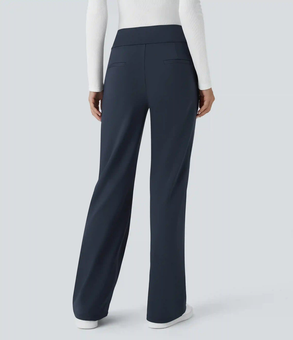 Halara Flex™ DayStretch Mid Rise Side Zipper Pocket Work Flare Pants