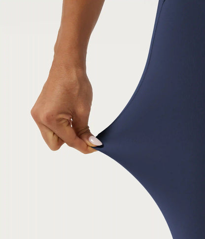 SoftlyZero™ High Waisted Tie Front Yoga Leggings with Pockets