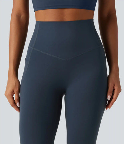Halara UltraSculpt™ Curvy High Waisted Tummy Control Shaping Yoga Leggings with Pockets