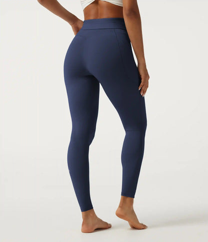 SoftlyZero™ High Waisted Tie Front Yoga Leggings with Pockets