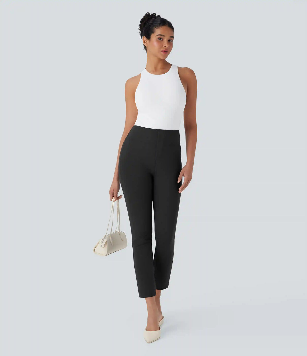 Halara Flex™ High Waisted Pocket Tapered Cropped Work Pants
