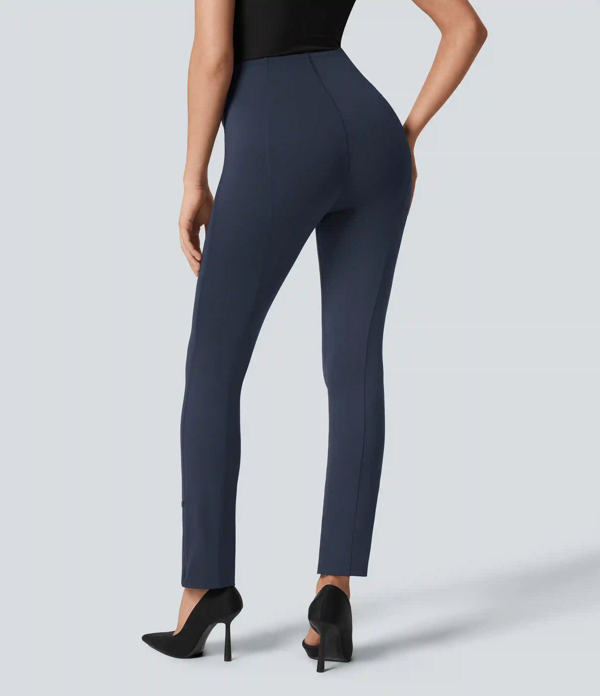 Halara Flex™ High Waisted Tummy Control Adjustable Hem Work 7/8 Pants