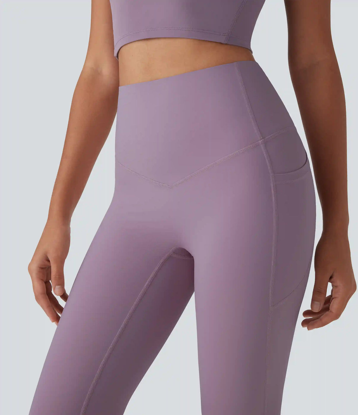 Halara UltraSculpt™ Cool Quick Dry High Waisted Tummy Control Shaping Yoga Leggings with Pockets-UPF50+