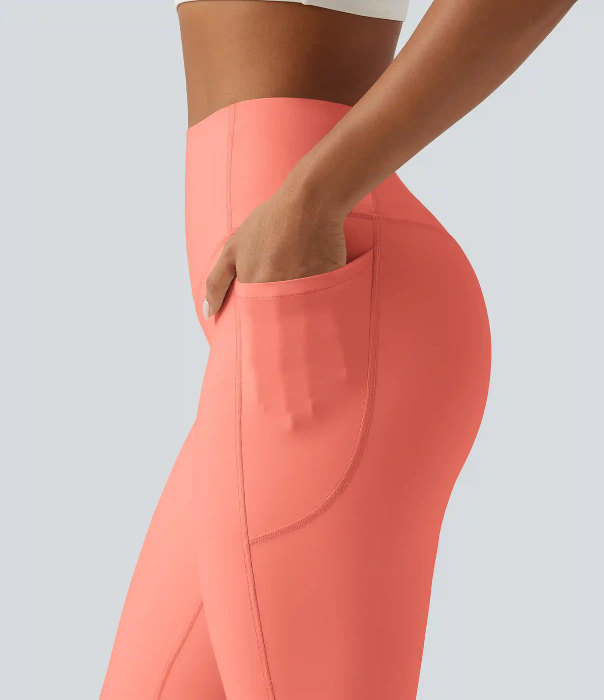 Halara UltraSculpt™ High Waisted Tummy Control Shaping Yoga Bootcut Leggings with Pockets