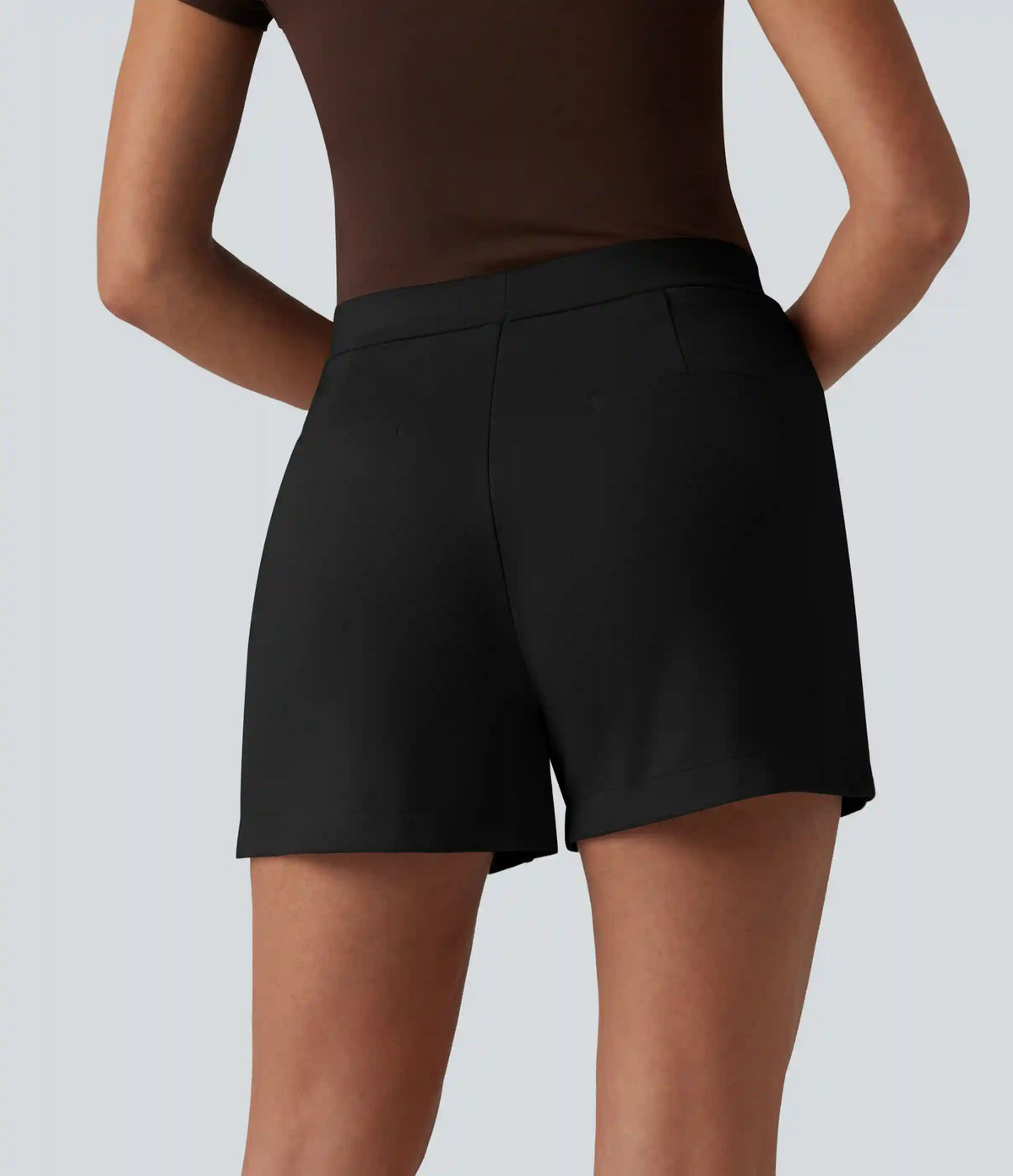 High Waisted Work Shorts 3'' with Pockets
