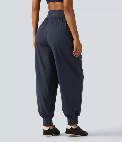 Super High Waisted Yoga Joggers with Pockets