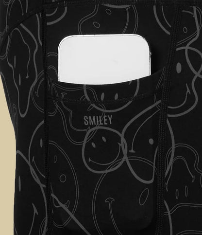 Halara X Smiley® Halara UltraSculpt™ High Waisted Scrunch Butt Lifting Tummy Control Bootcut Training Leggings with Pockets