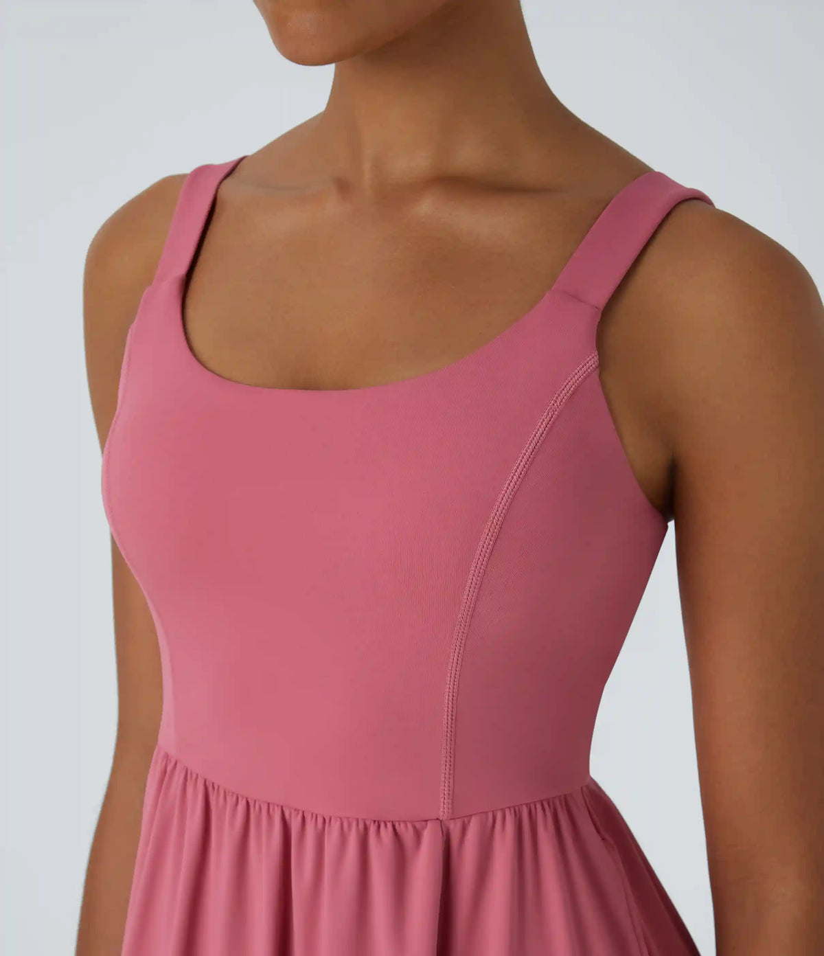 Padded Midi Casual Dress A-D Cups