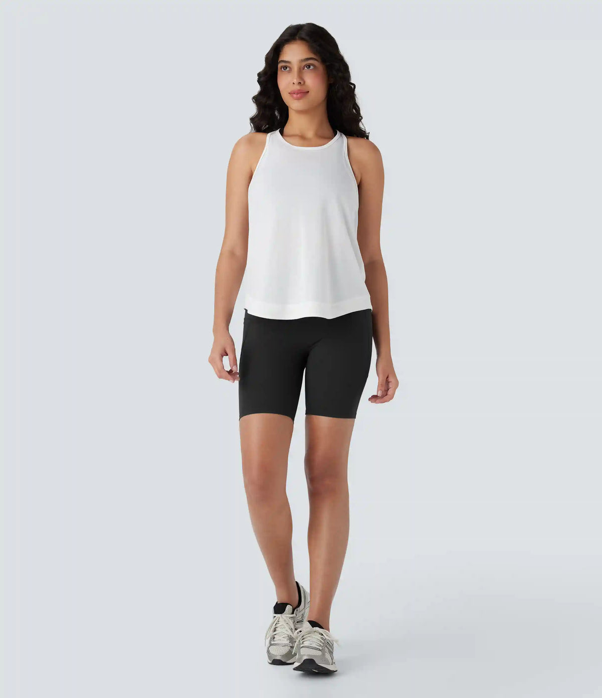Halara UltraSculpt™ High Waisted Butt Lifting Tummy Control Pocket Shaping Training Biker Shorts 7''