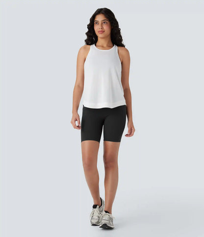 Halara UltraSculpt™ High Waisted Butt Lifting Tummy Control Pocket Shaping Training Biker Shorts 7''