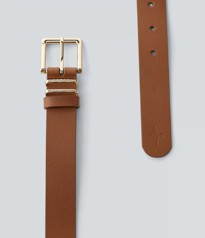 Square Metal Buckle Belt