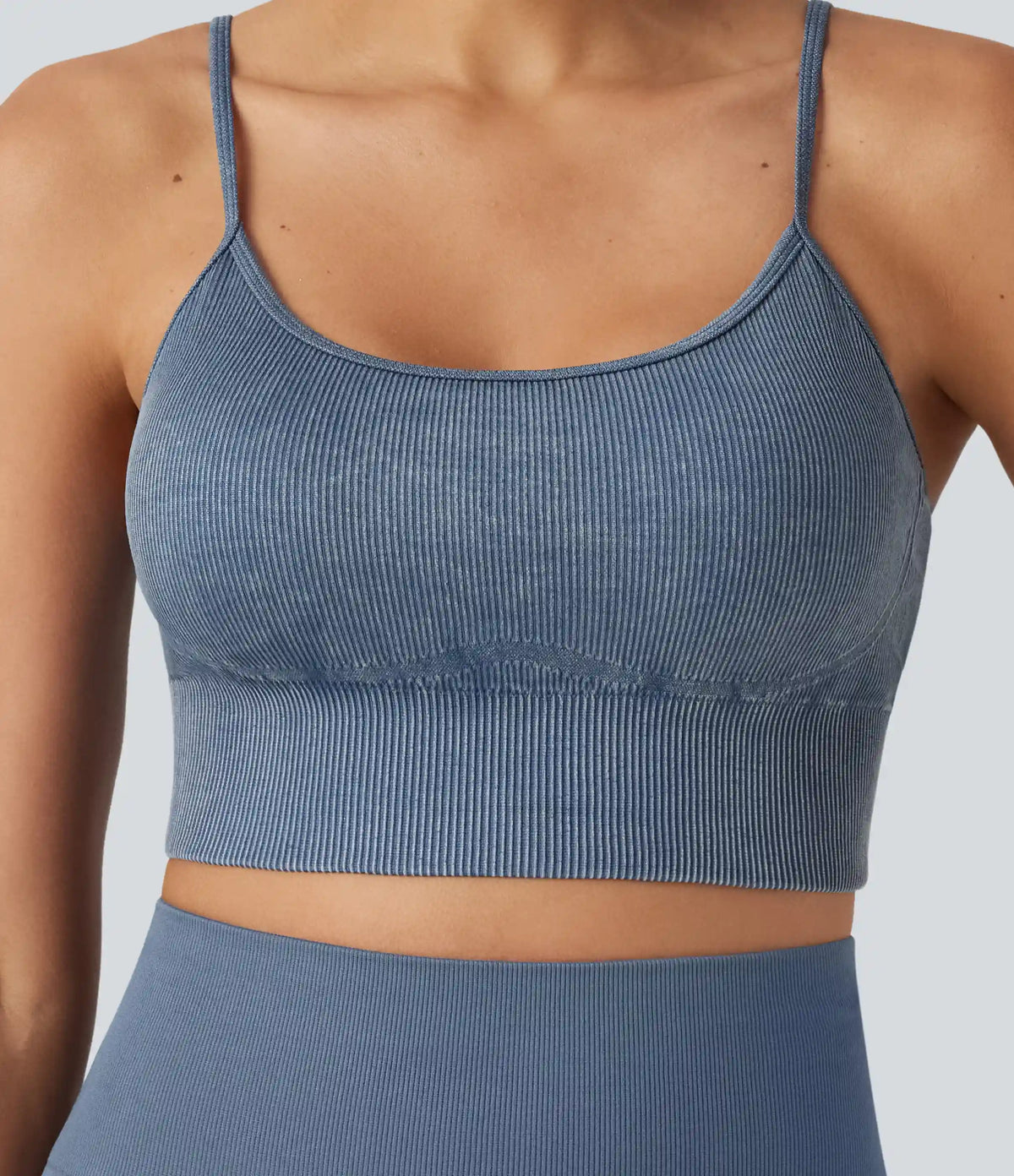 OneForm Seamless Flow Low Support Washed Workout Sports Bra