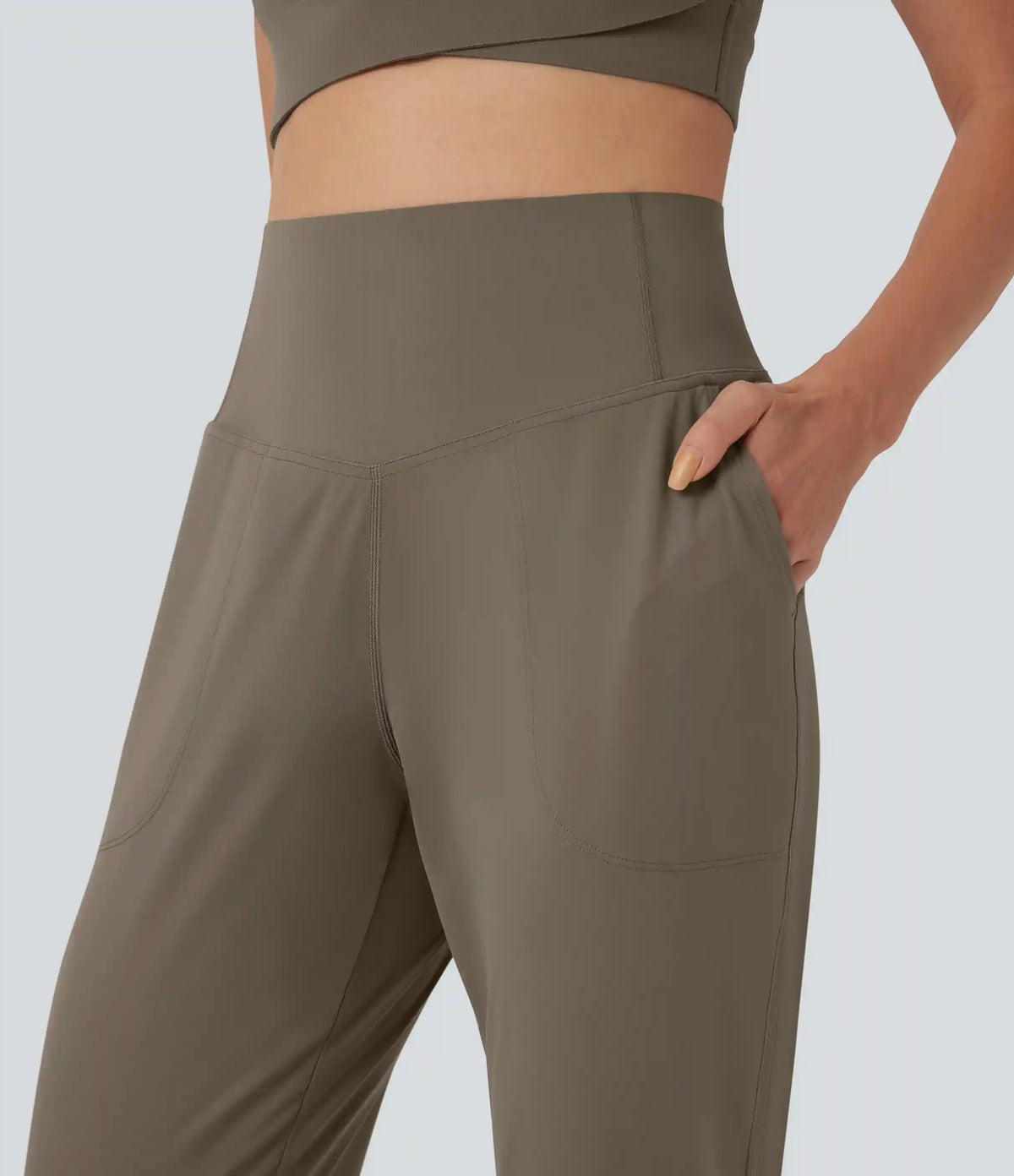Halara UltraSculpt™ High Waisted Tummy Control Yoga Joggers with Pockets
