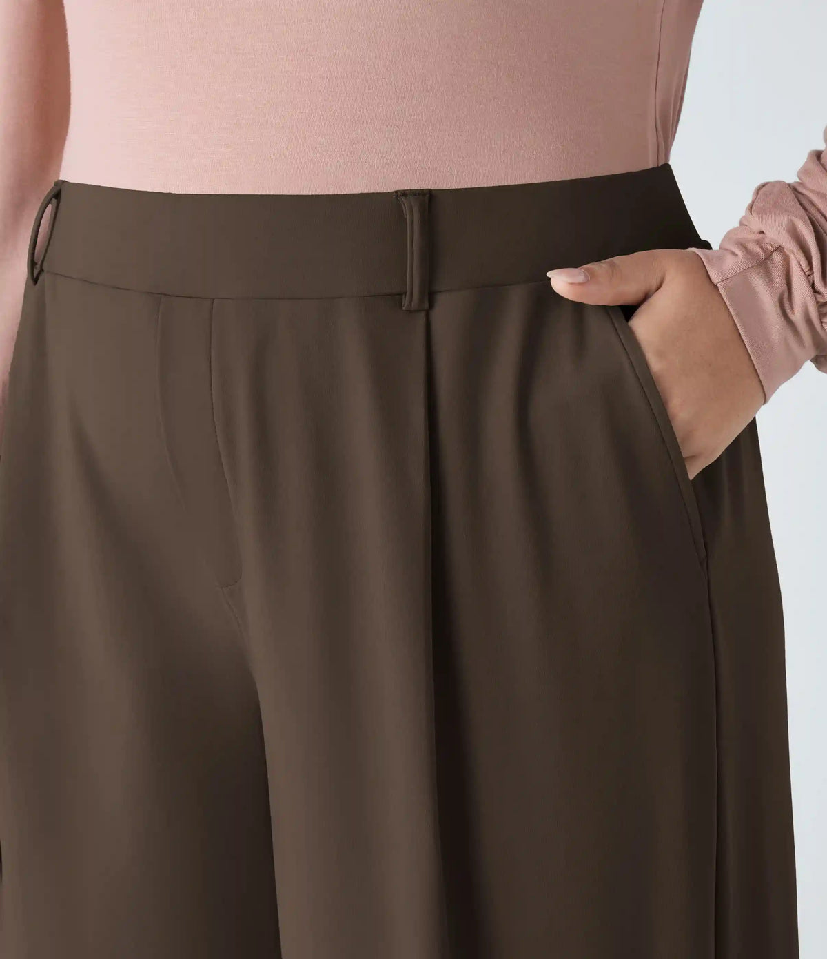 Halara Flex™ DayStretch High Waisted Pocket Straight Leg Work Plus Size Pants
