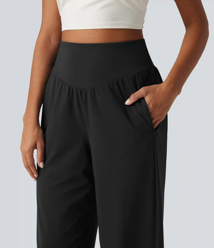 Halara UltraSculpt™ High Waisted Lace Up Yoga Joggers with Pockets