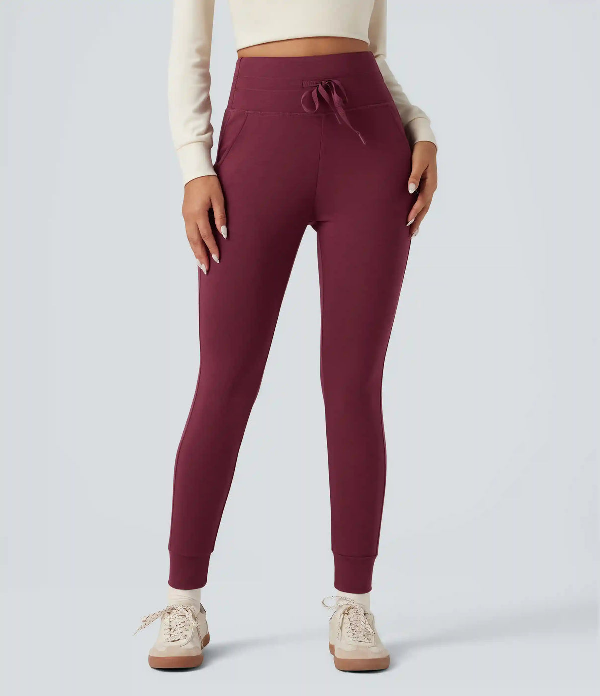 Halara HeatCore High Waisted Drawstring Warming Casual Joggers with Pockets