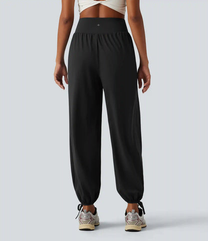 Halara UltraSculpt™ High Waisted Lace Up Yoga Joggers with Pockets