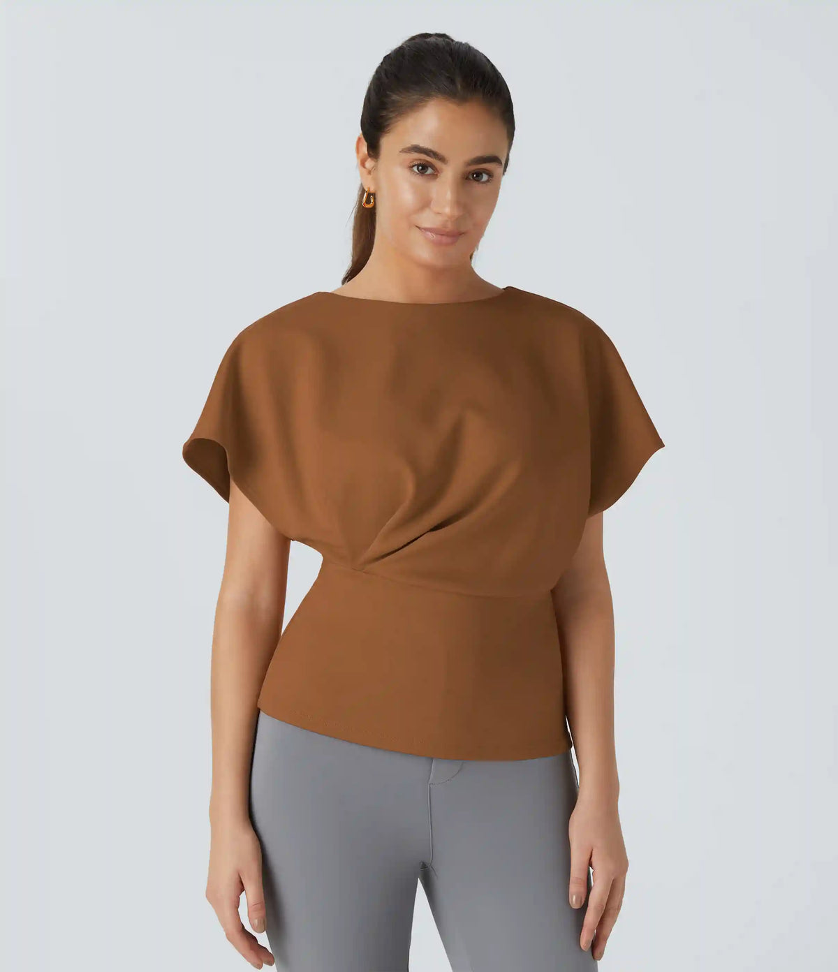 Short Sleeve Work Top