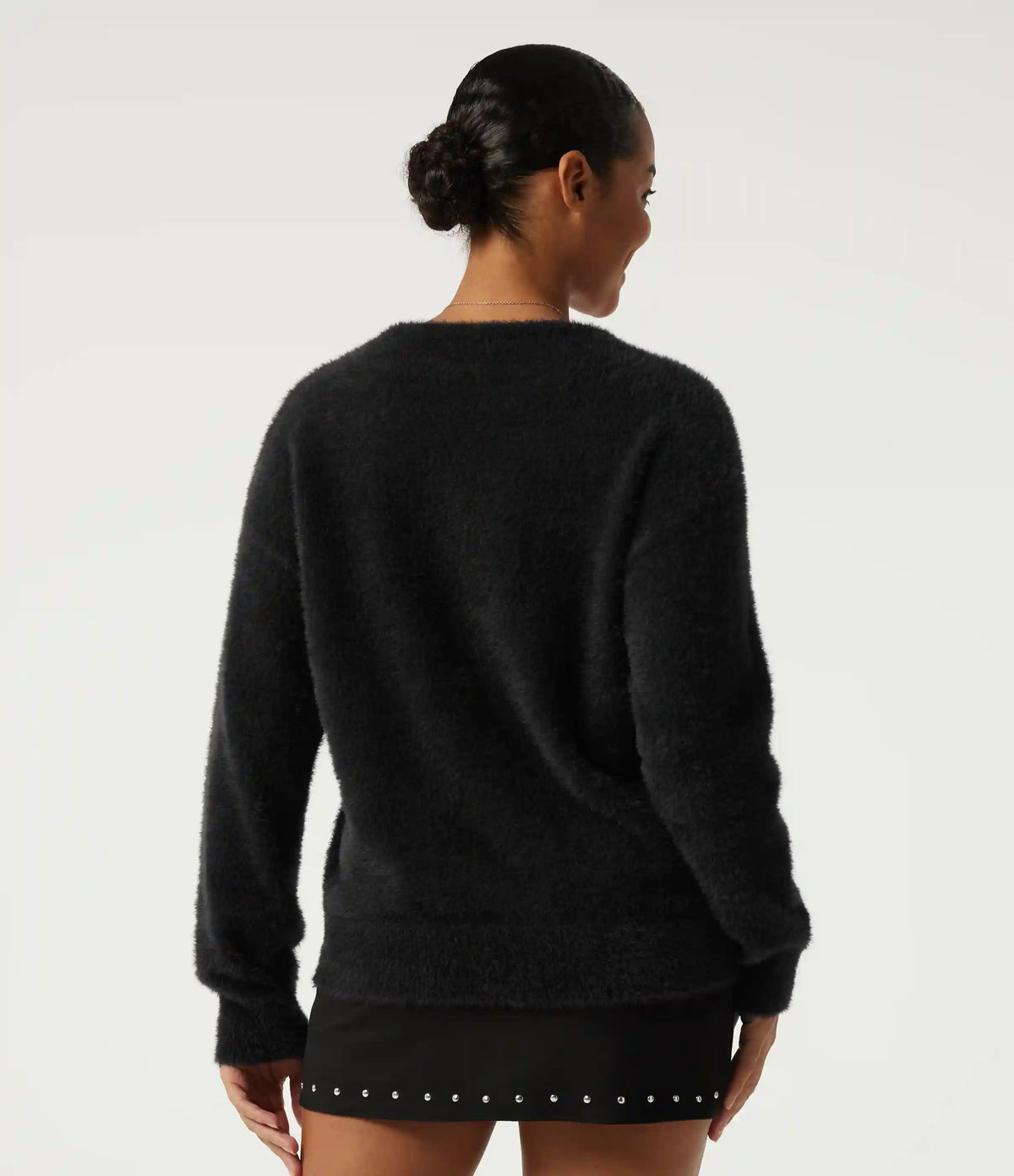 Round Neck Long Sleeve Casual Sweater