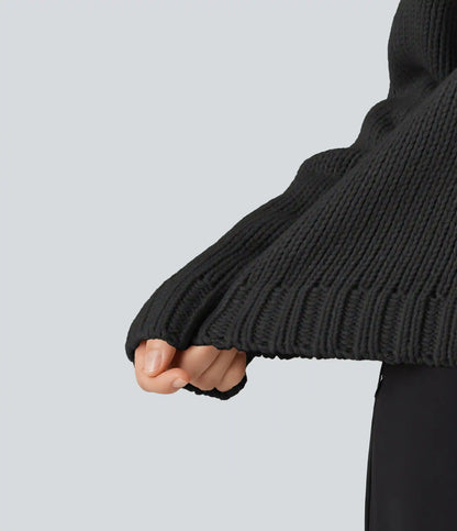 Round Neck Long Sleeve Casual Cardigan