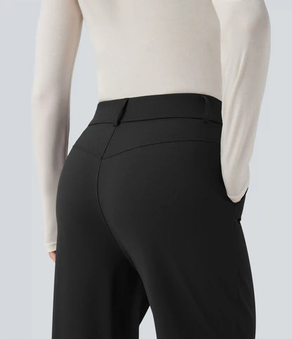 Patitoff™ 2.0 Pet Hair Resistant High Waisted Tapered Casual Pants with Pockets