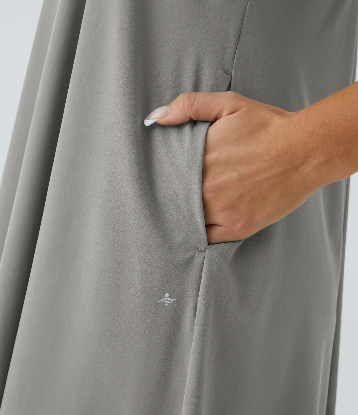 Breezeful™ RacerPocket High Low Flowy Midi Quick Dry Casual Dress