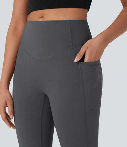 Halara UltraSculpt™ High Waisted Scrunch Butt Lifting Tummy Control Side Pocket Shaping Workout Biker Shorts 9''