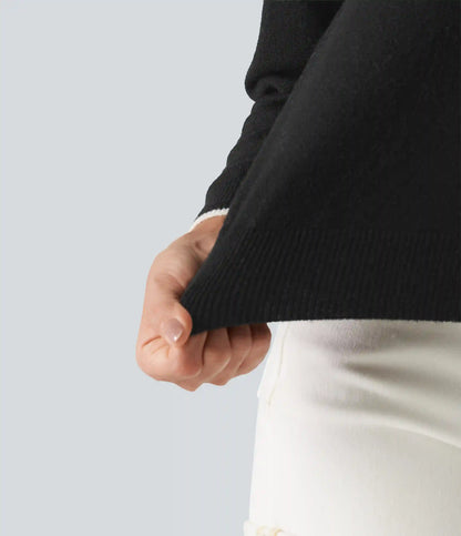 One Shoulder Long Sleeve Casual Sweater