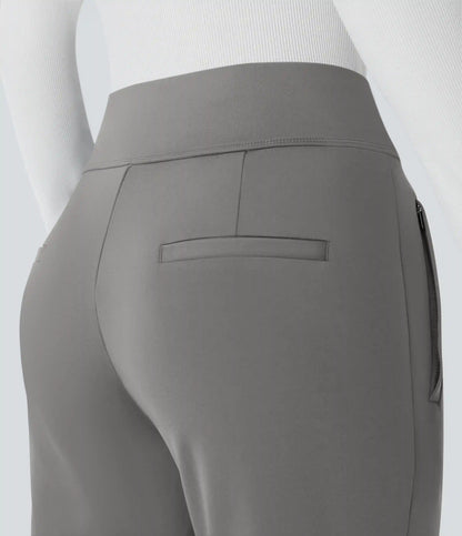 Halara Flex™ DayStretch Mid Rise Side Zipper Pocket Work Flare Pants