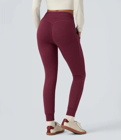 Halara HeatCore High Waisted Drawstring Warming Casual Joggers with Pockets