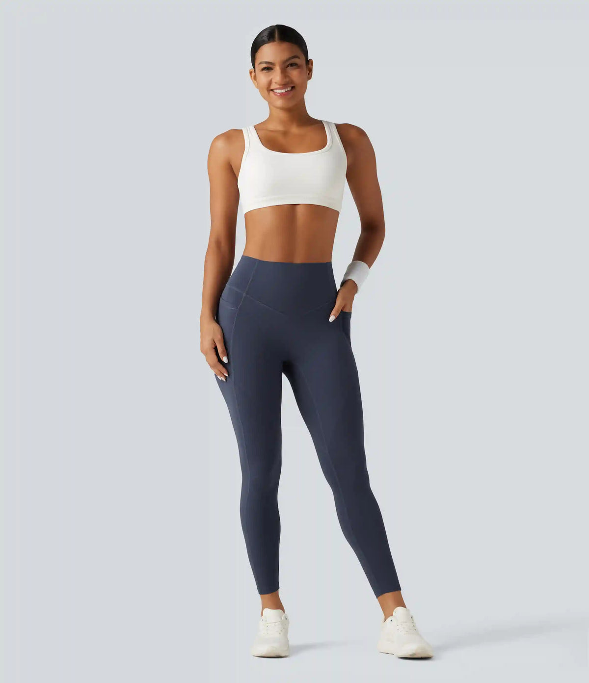 Halara UltraSculpt™ High Waisted Tummy Control Butt Lifting Yoga Leggings with Pockets