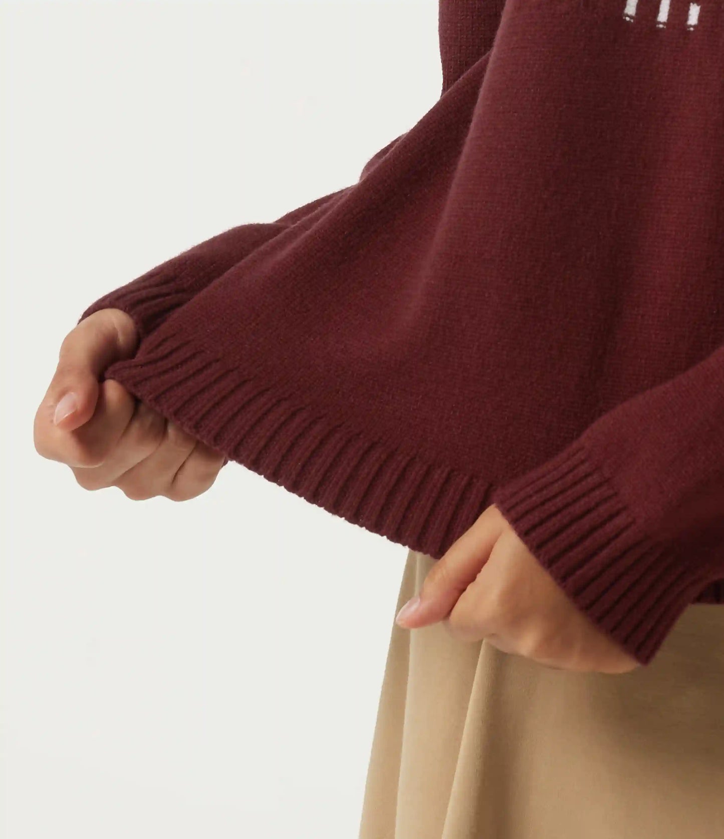 High Neck Long Sleeve Casual Sweater