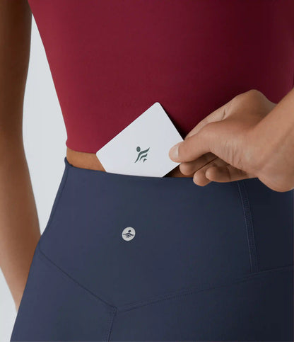 DayStretch Crossover High Waisted Pocket Wide Leg Yoga Pants
