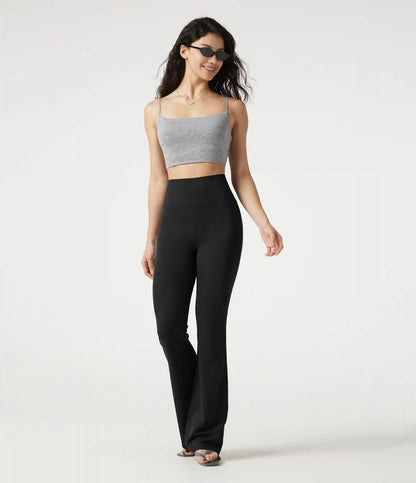High Waisted Bootcut Casual Pants with Pockets