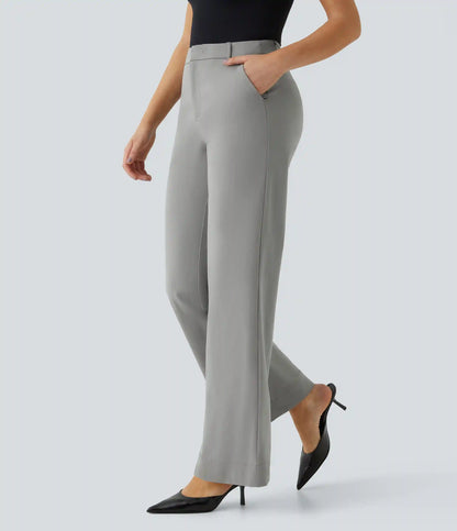 Halara Flex™ Mid Rise Pocket Straight Leg Work Pants