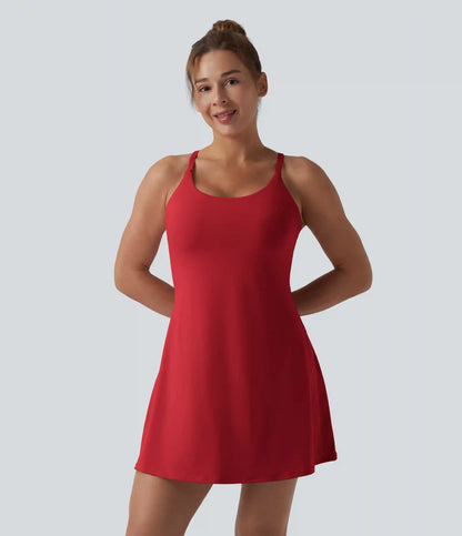 Softlyzero™ Plush Backless Active Dress-Easy Peezy Edition DD-F