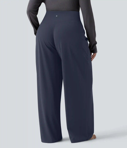 Halara UltraSculpt™ High Waisted Tummy Control Straight Leg Yoga Plus Size Pants with Pockets