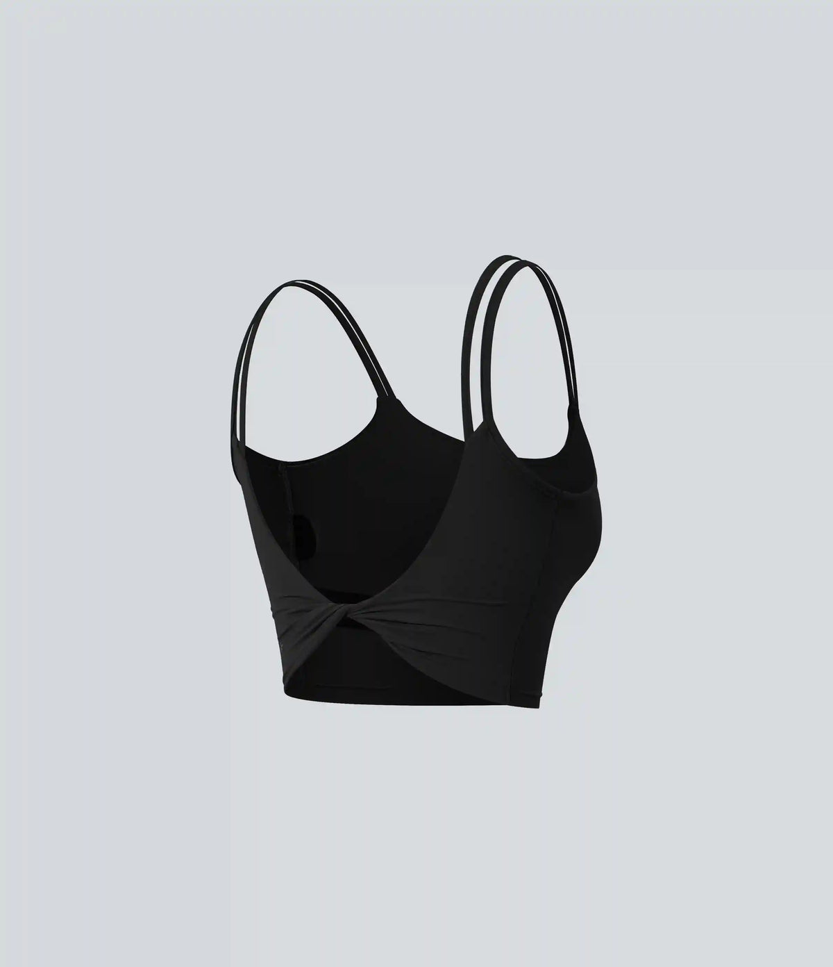 Halara UltraSculpt™ Double Straps Twisted Backless Cropped Yoga Tank Top