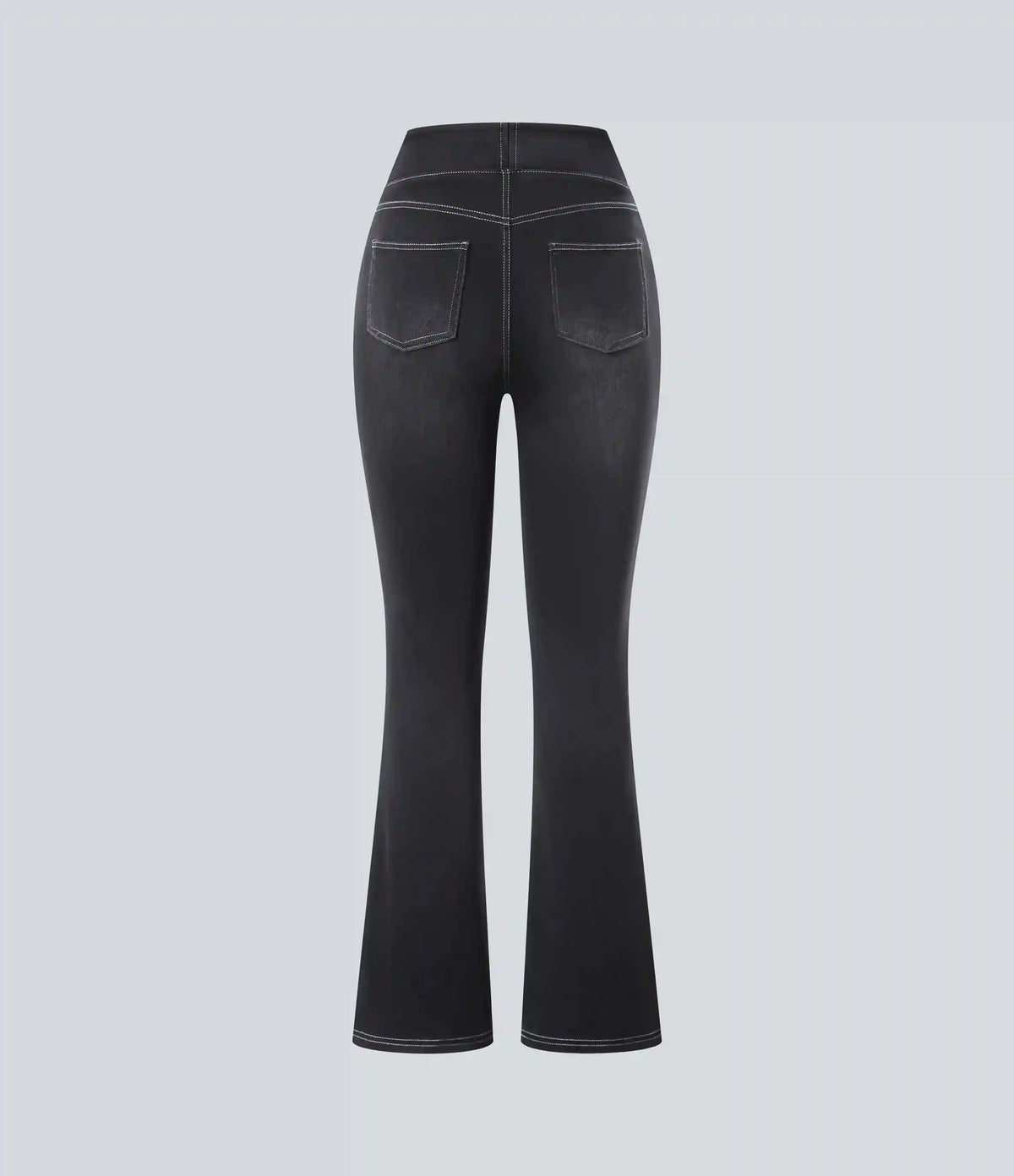 Halara Flex™ High Waisted Pockets Washed Casual Bootcut Jeans