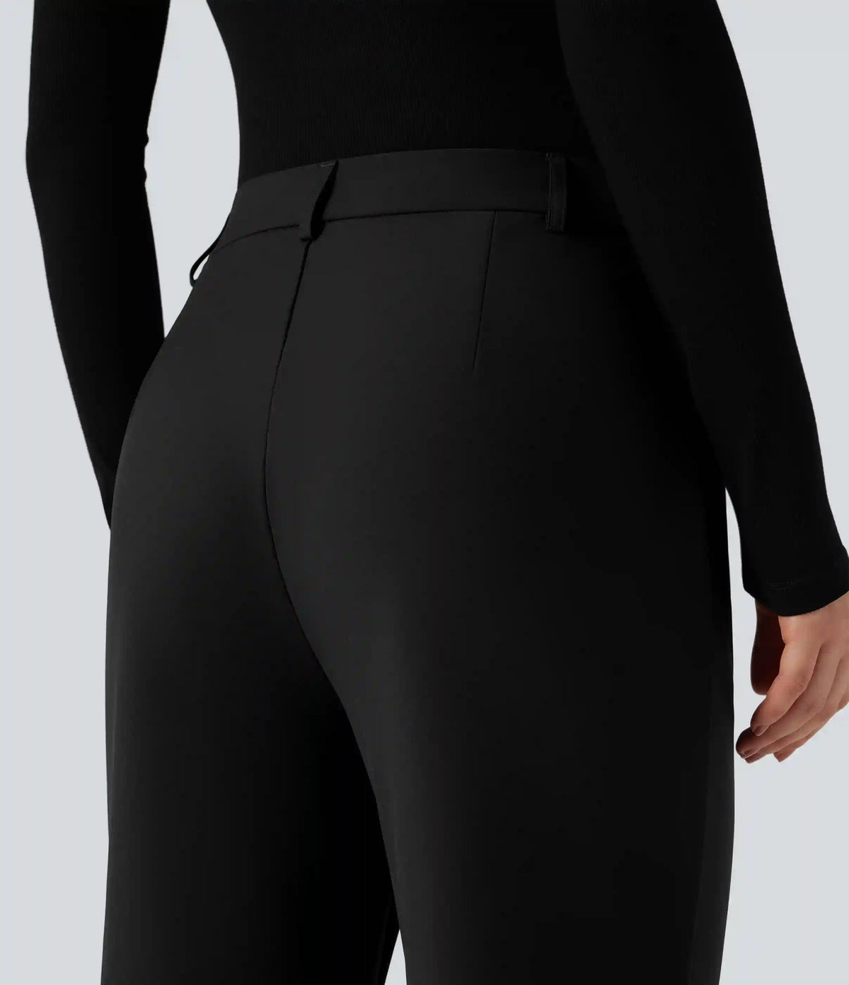 High Waisted Work Bootcut Pants with Pockets