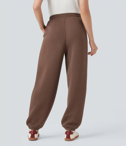 SpacerTek™ Mid Rise Drawstring Casual Joggers with Pockets