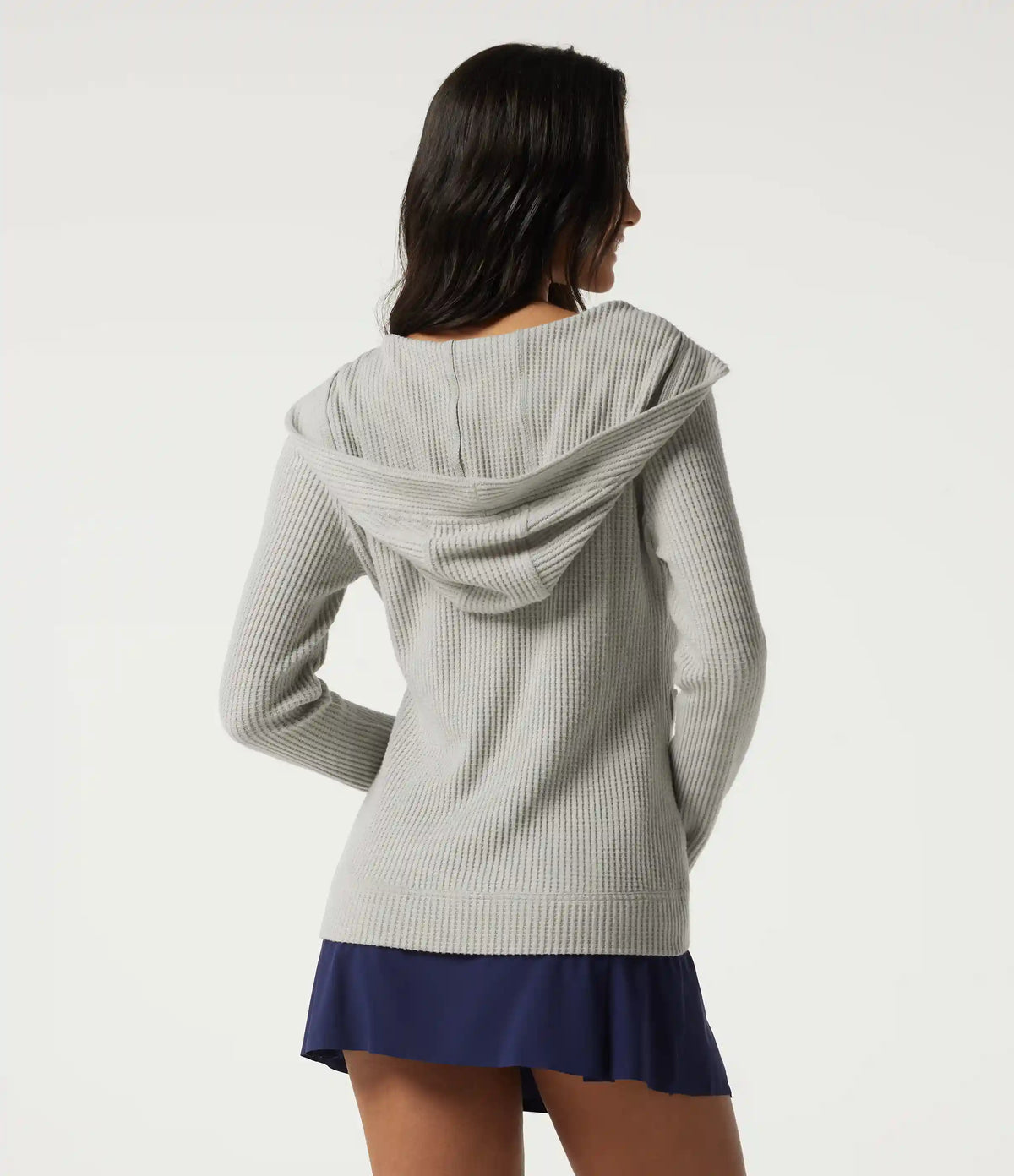 Hooded Long Sleeve Casual Jacket with Pockets