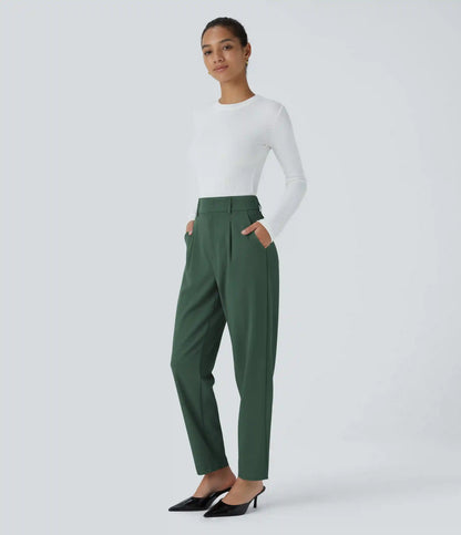 Halara Flex™ High Waisted Pocket Solid Work Tapered Pants