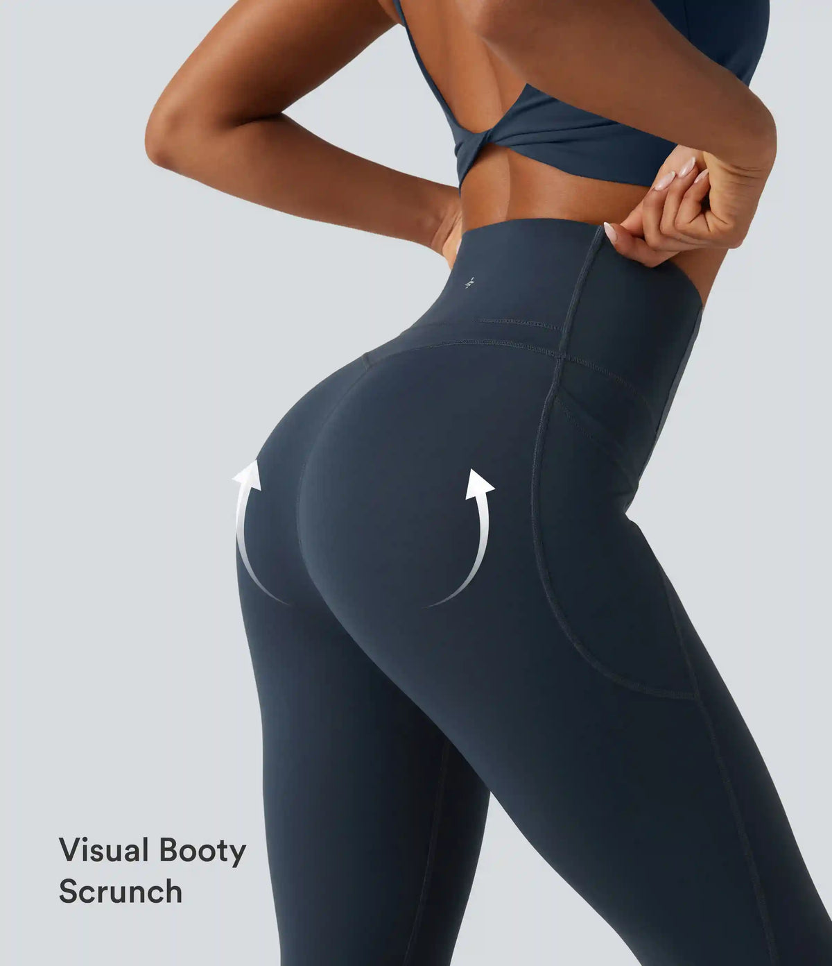 Halara UltraSculpt™ Curvy High Waisted Tummy Control Shaping Yoga Leggings with Pockets