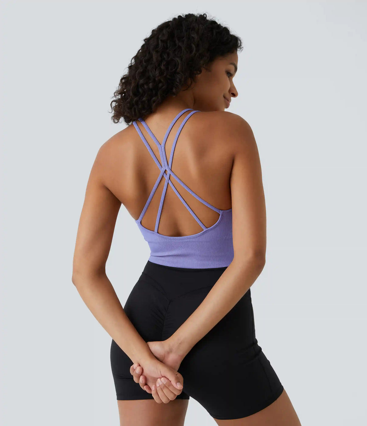 OneForm Seamless Flow Low Support Ruched Double Straps Sports Bra A-D Cups