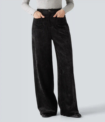High Waisted Baggy Work Pants with Pockets
