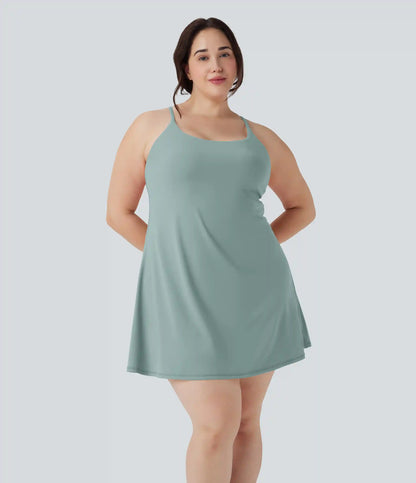 SoftlyZero™ Plush Active Plus Size Dress-Longer Length-Easy Peezy Edition