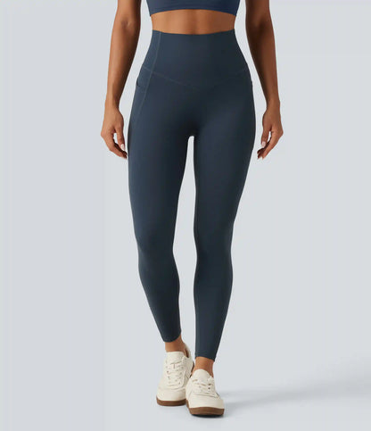 Halara UltraSculpt™ Curvy High Waisted Tummy Control Shaping Yoga Leggings with Pockets