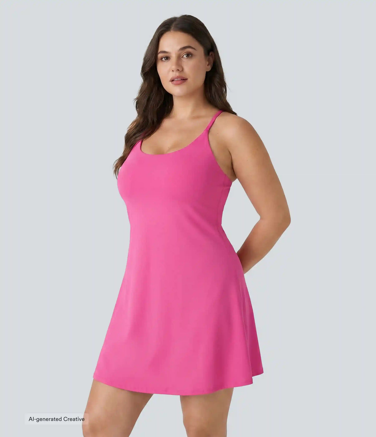SoftlyZero™ Plush Active Plus Size Dress-Longer Length-Easy Peezy Edition