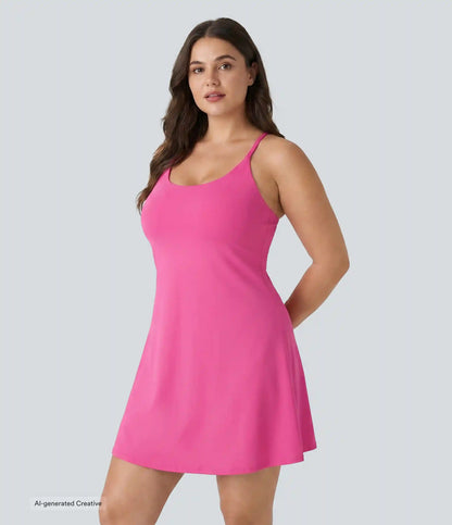 SoftlyZero™ Plush Active Plus Size Dress-Longer Length-Easy Peezy Edition